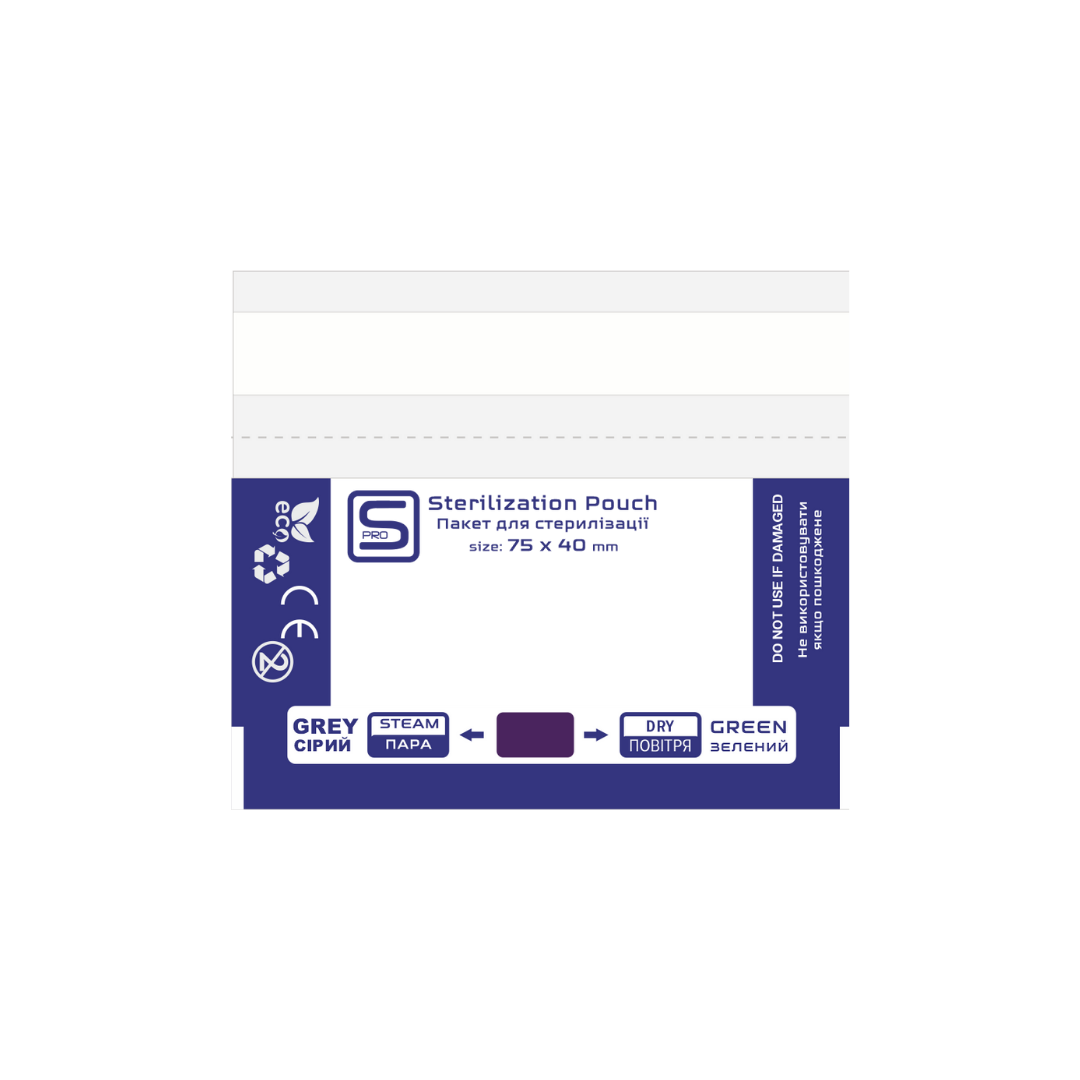 Пакети для стерилізації під фрезу, CPW