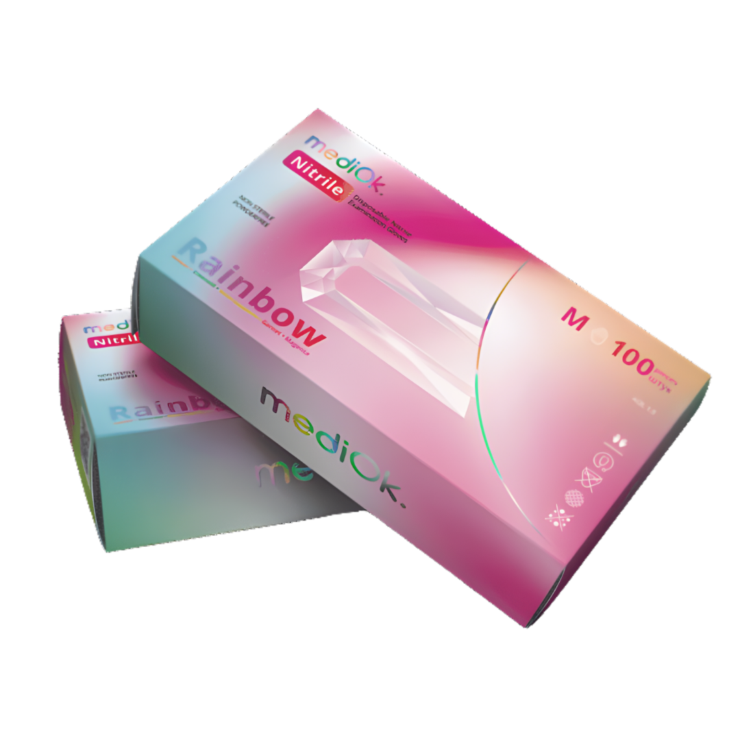 Нiтрилові рукавички Rainbow - Зображення 2